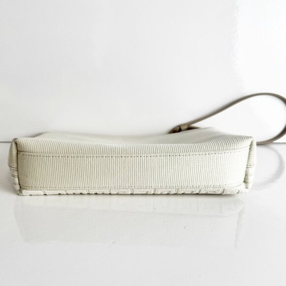 NWT GIVENCHY Travel Zip Top Pouch in Raffia with Wristlet - Picture 9 of 13
